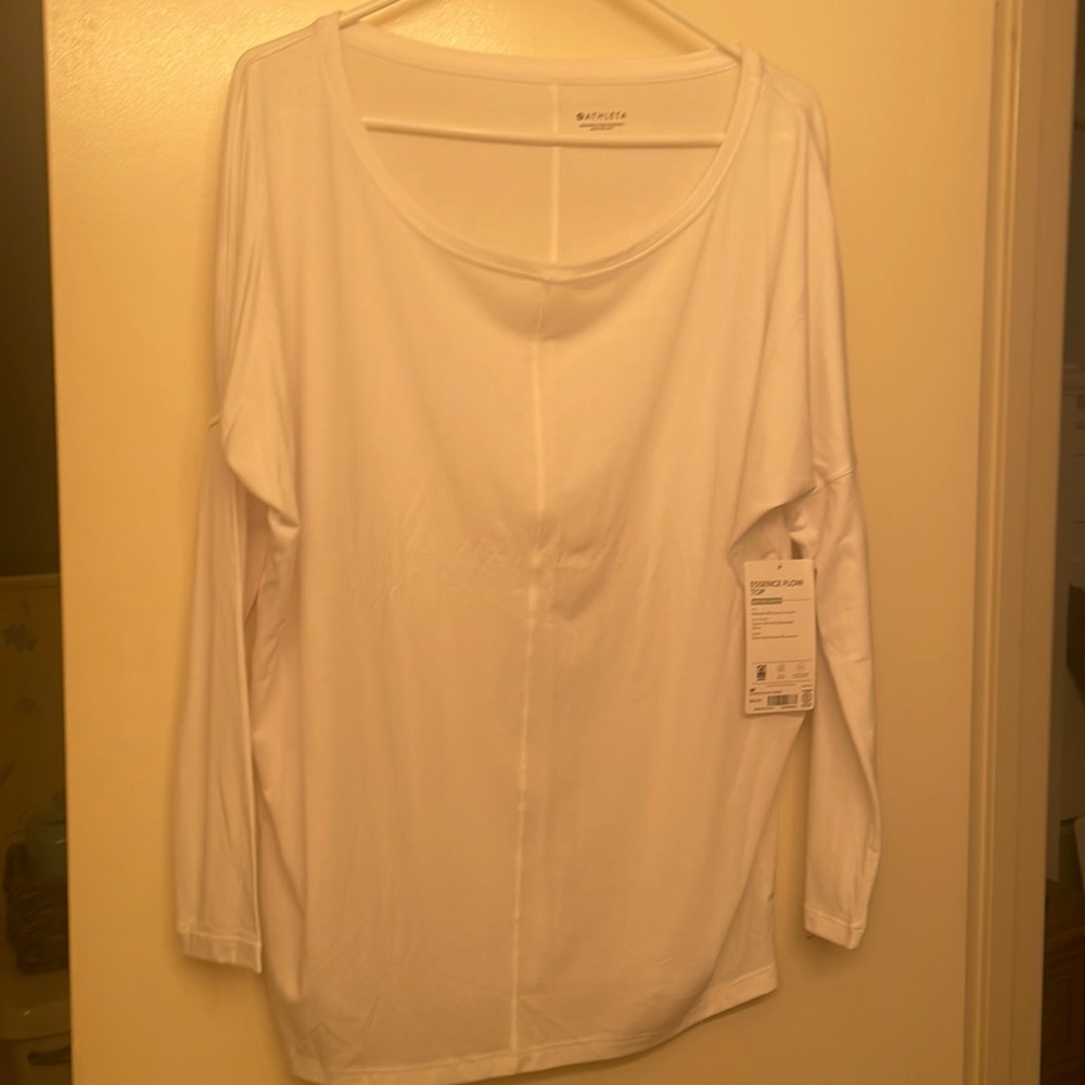 Athleta wide neck New sweater sz M